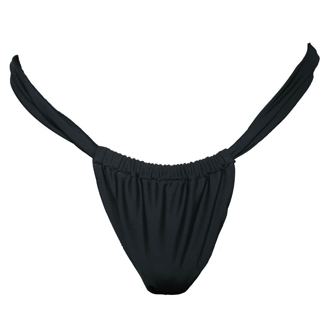 Ti Amo Bikini Bottom | Black - Bertone Swim