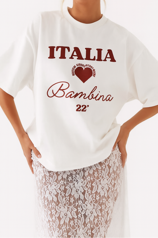 Bambina Oversized T-shirt - Bertone Swim