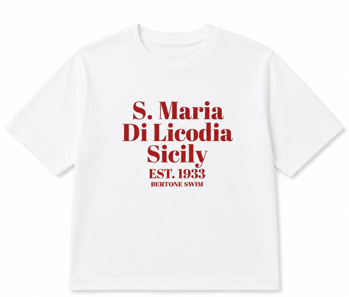 St. Maria Oversized Tshirt - Bertone Swim