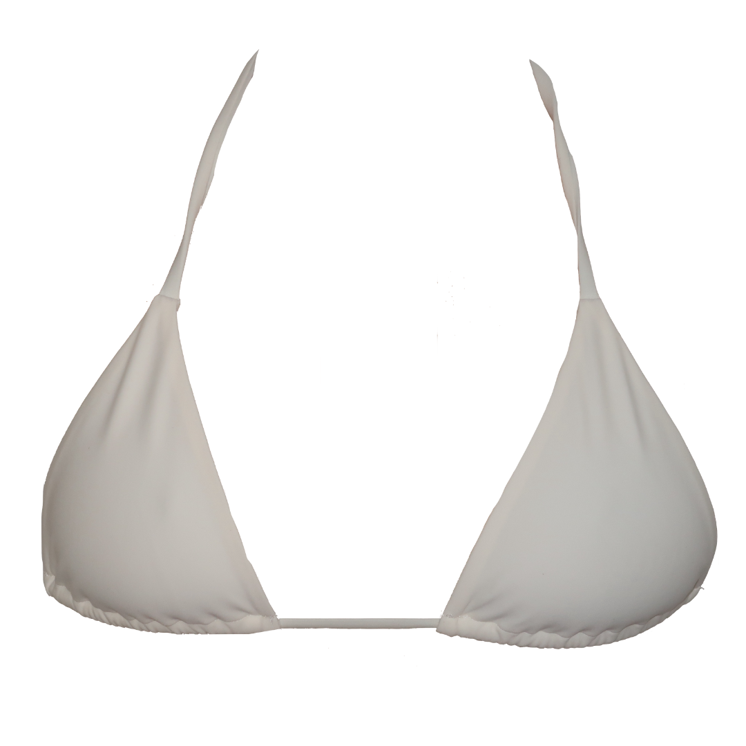 Messina Bikini Top: Ivory - Bertone Swim