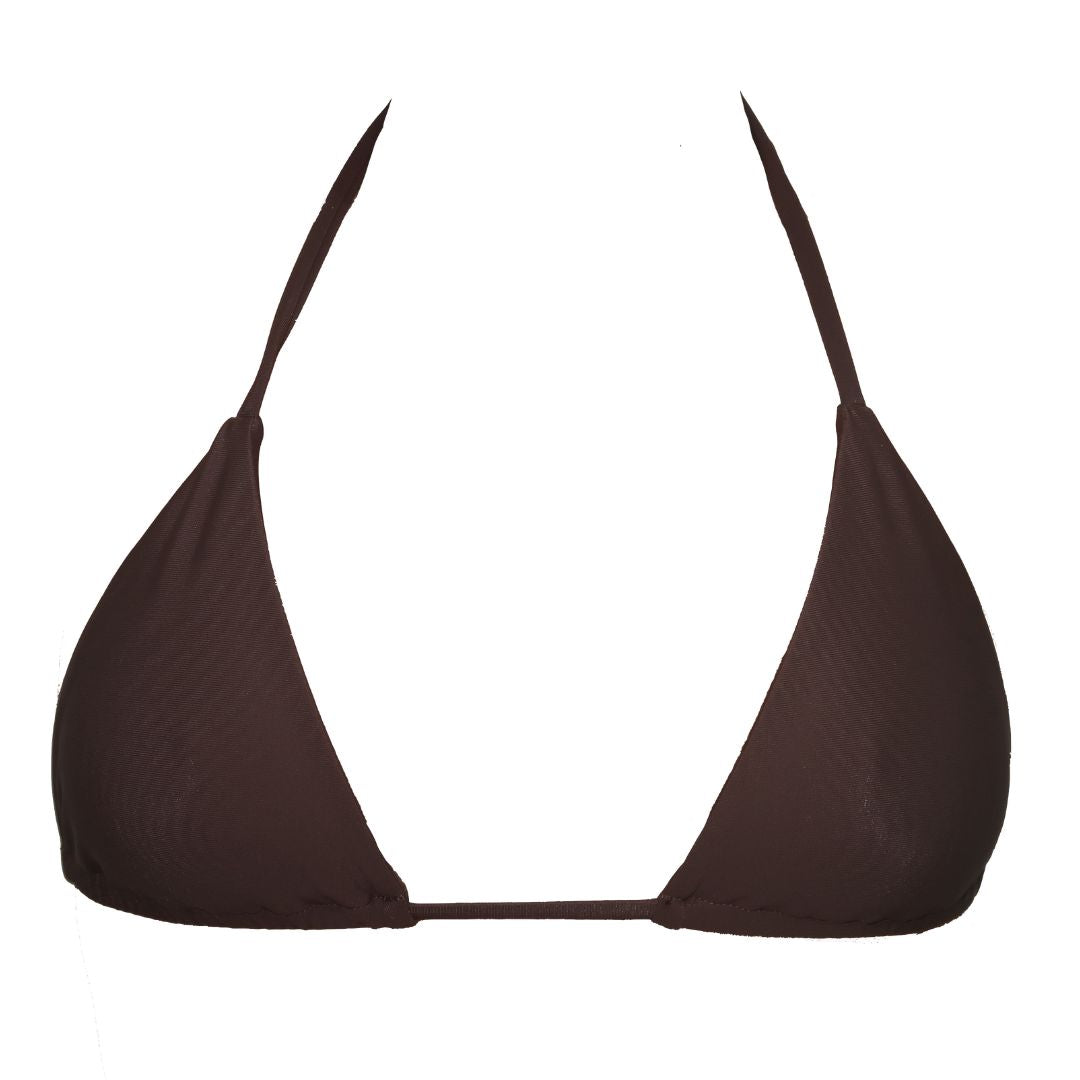 Messina Bikini Top | Brown - Bertone Swim