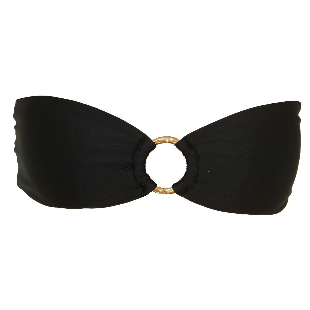 Calabria Bikini Top | Black - Bertone Swim